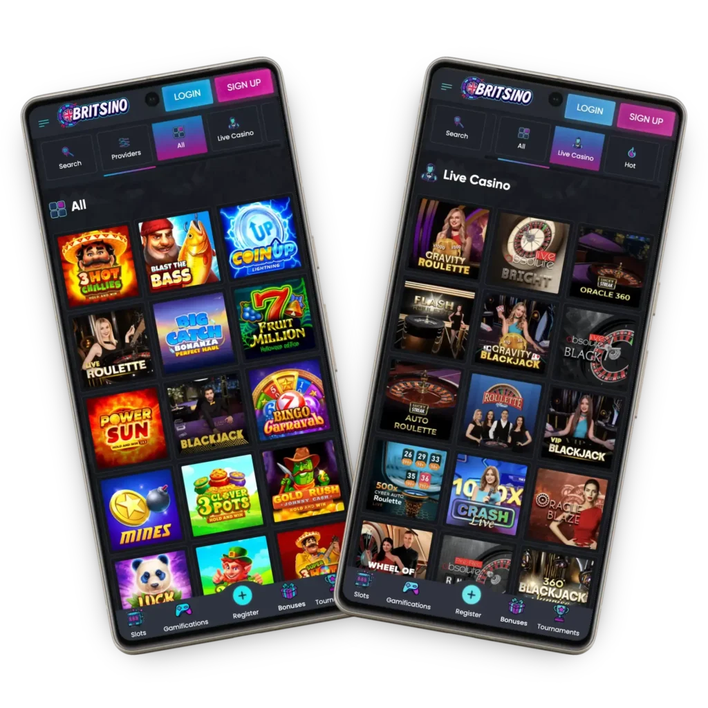 Britsino Casino App