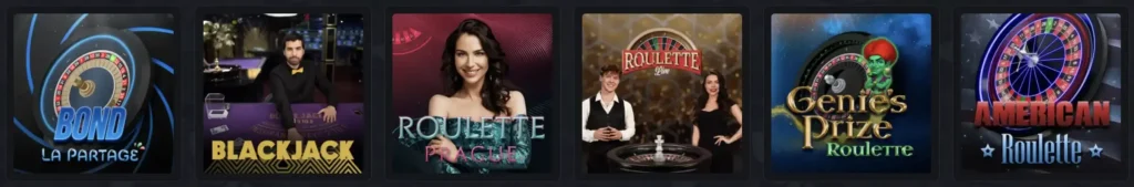 Britsino Live Casino Games