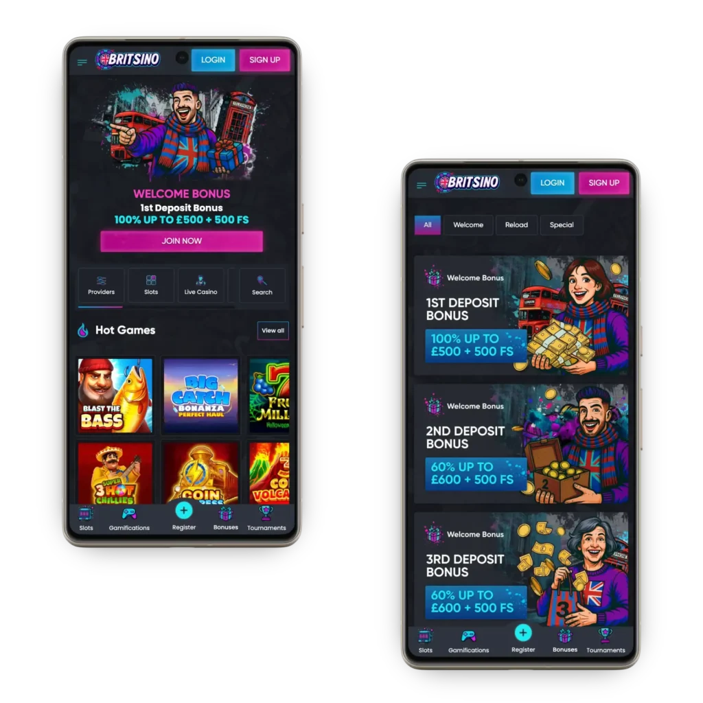 Britsino Mobile App