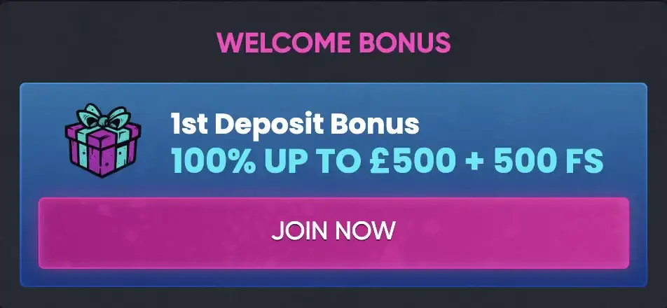 Britsino welcome bonus